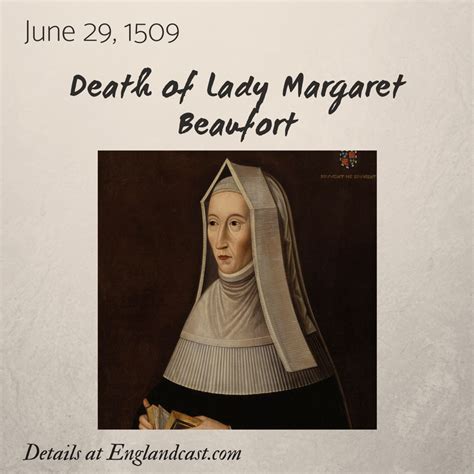 when did margaret beaufort die